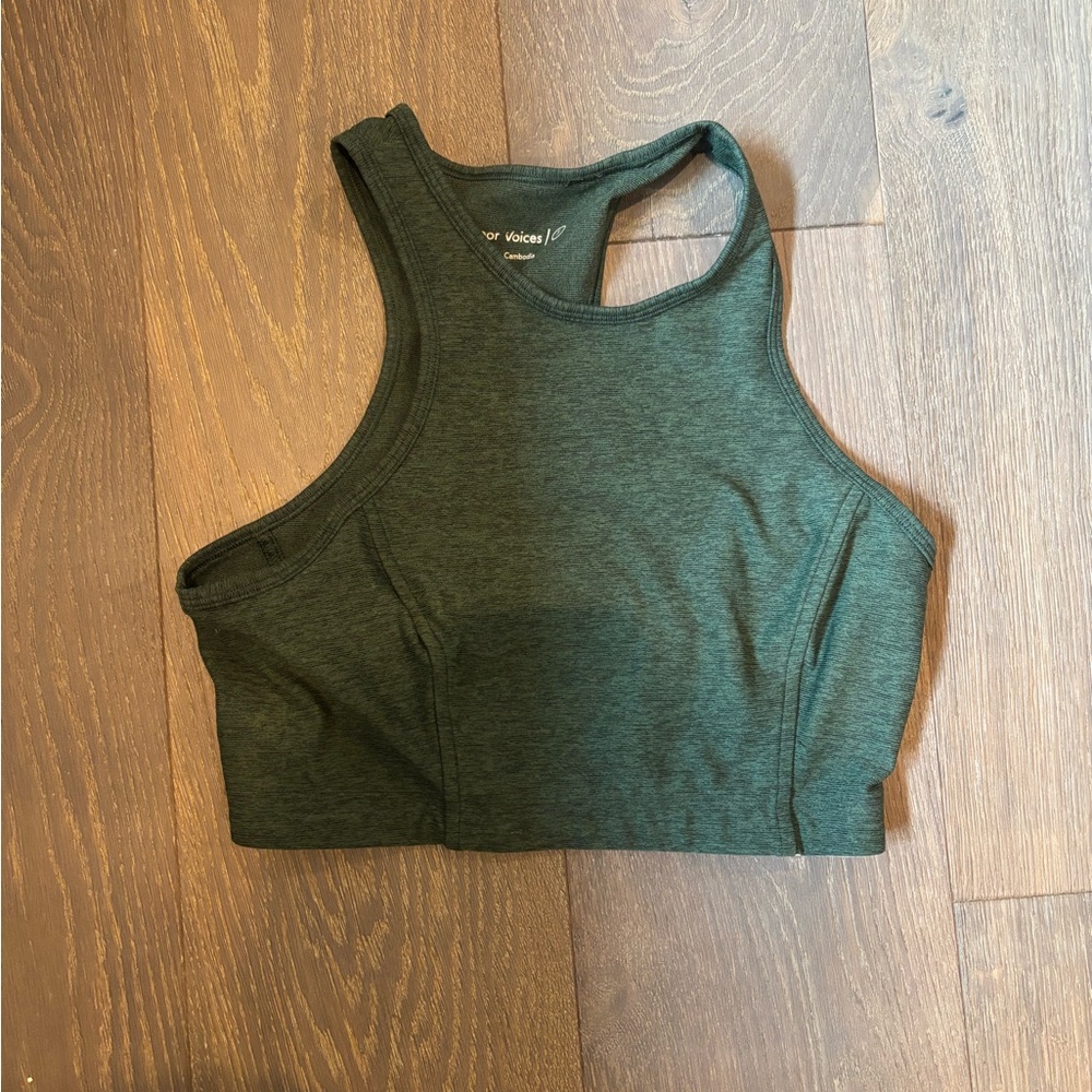 Outdoor Voices high neck sports bra